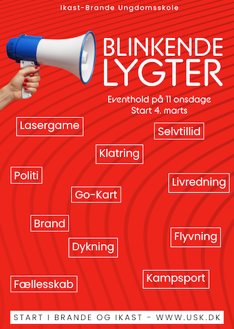 Blinkende lygter - Klik for at tilmelde dig