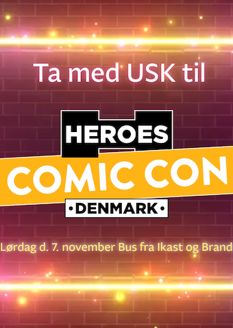 Comic Con Copenhagen 2026 – Tag med USK! - Klik for at tilmelde dig